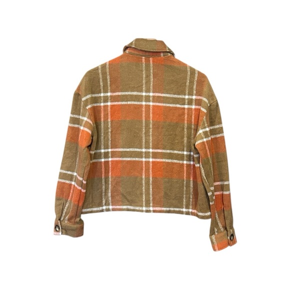 HYFVE Plaid Button Front Long Sleeve Shacket Jacket Women’s Size Small - Picture 4 of 10